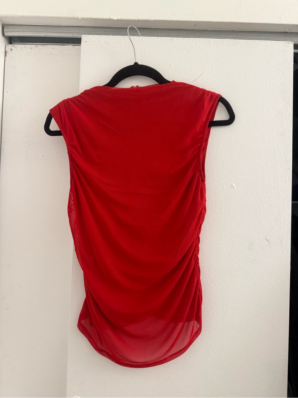 Miaou Cam Top in Red Rose